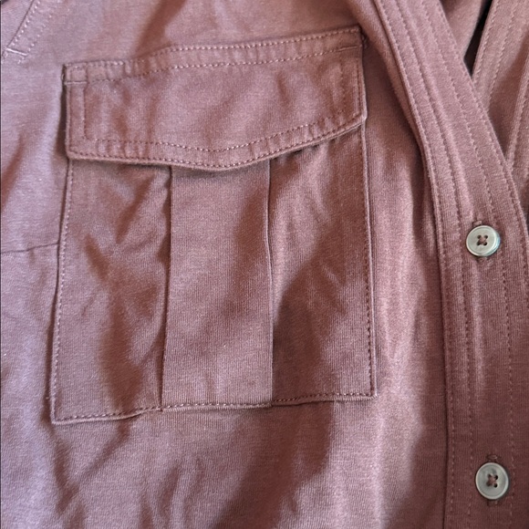 Loft Brown Belted Jumpsuit with Pockets Size Medium Petite - Picture 10 of 12